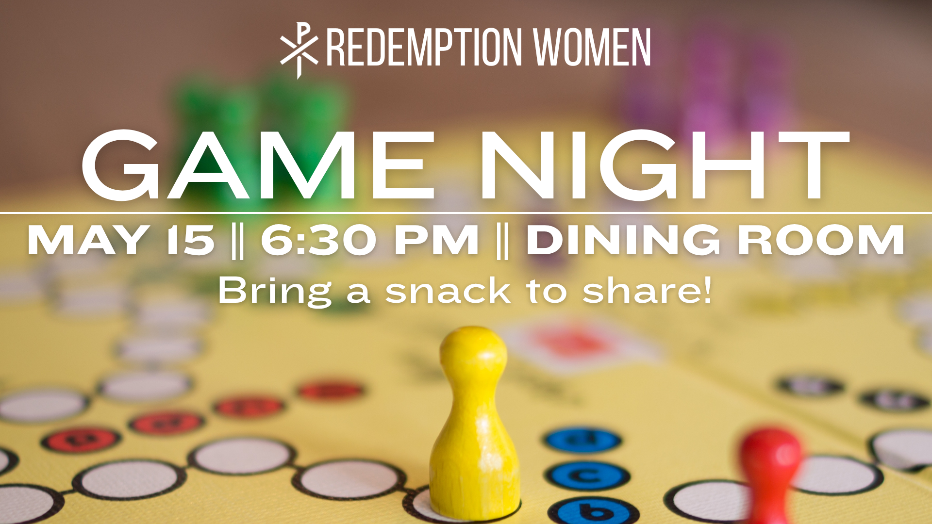 redemption women || game night may 15th