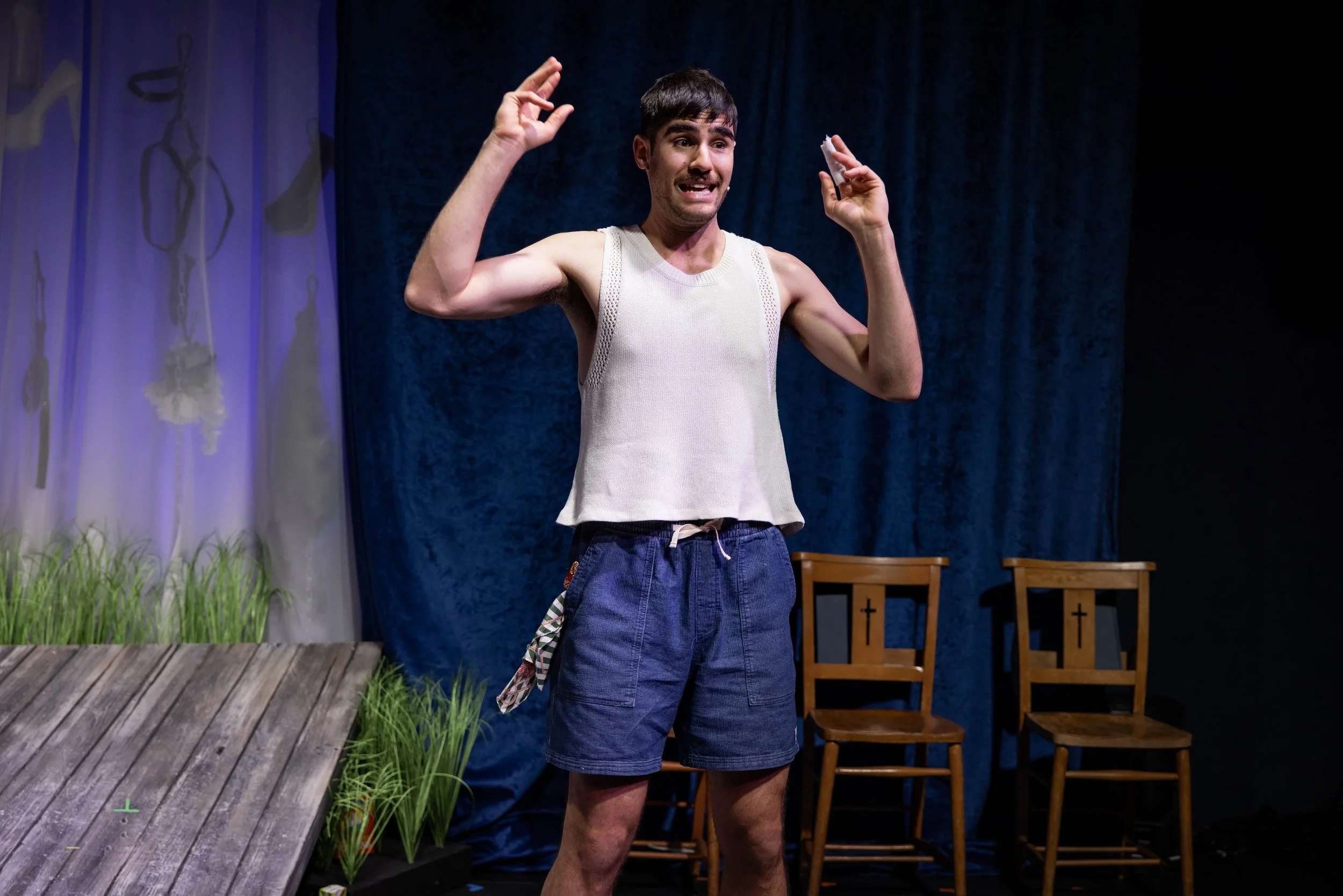 Hugo Dodsworth | Performance Design | Sugar Daddy | Underbelly Boulevard | March 2026 | Set & Video Design by Hugo Dodsworth | Photography by Mark Senior