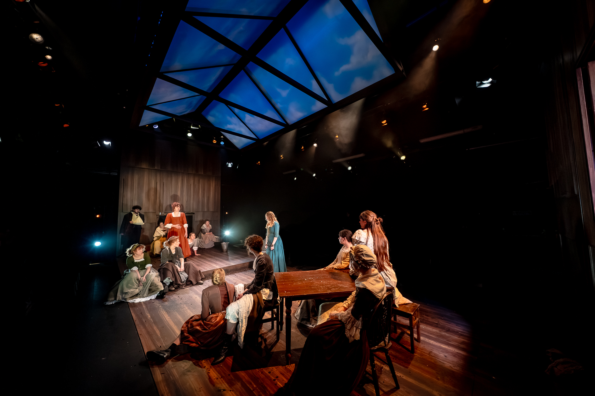 Hugo Dodsworth | Performance Design | The Welkin | Mountview Academy of Theatre Arts | December 2025 | Lighting Design by Hugo Dodsworth | Photography by Steve Gregson