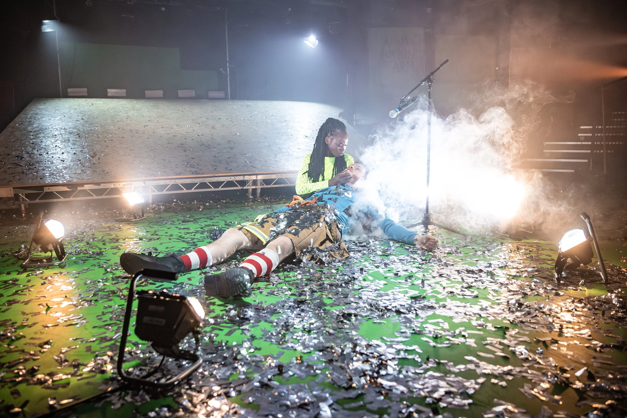 Hugo Dodsworth | Performance Design | A Fairy Story [Animal Farm] | Tobacco Factory Theatres | February 2026 | Lighting Design by Hugo Dodsworth | Photography by Craig Fuller