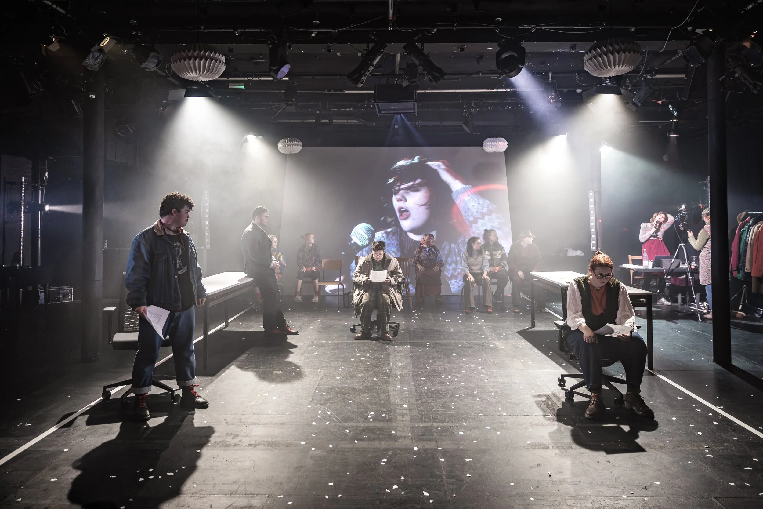 Hugo Dodsworth | Performance Design | ENEMY! | Tobacco Factory Theatres | July 2026 | Video Design by Hugo Dodsworth | Photography by Craig Fuller