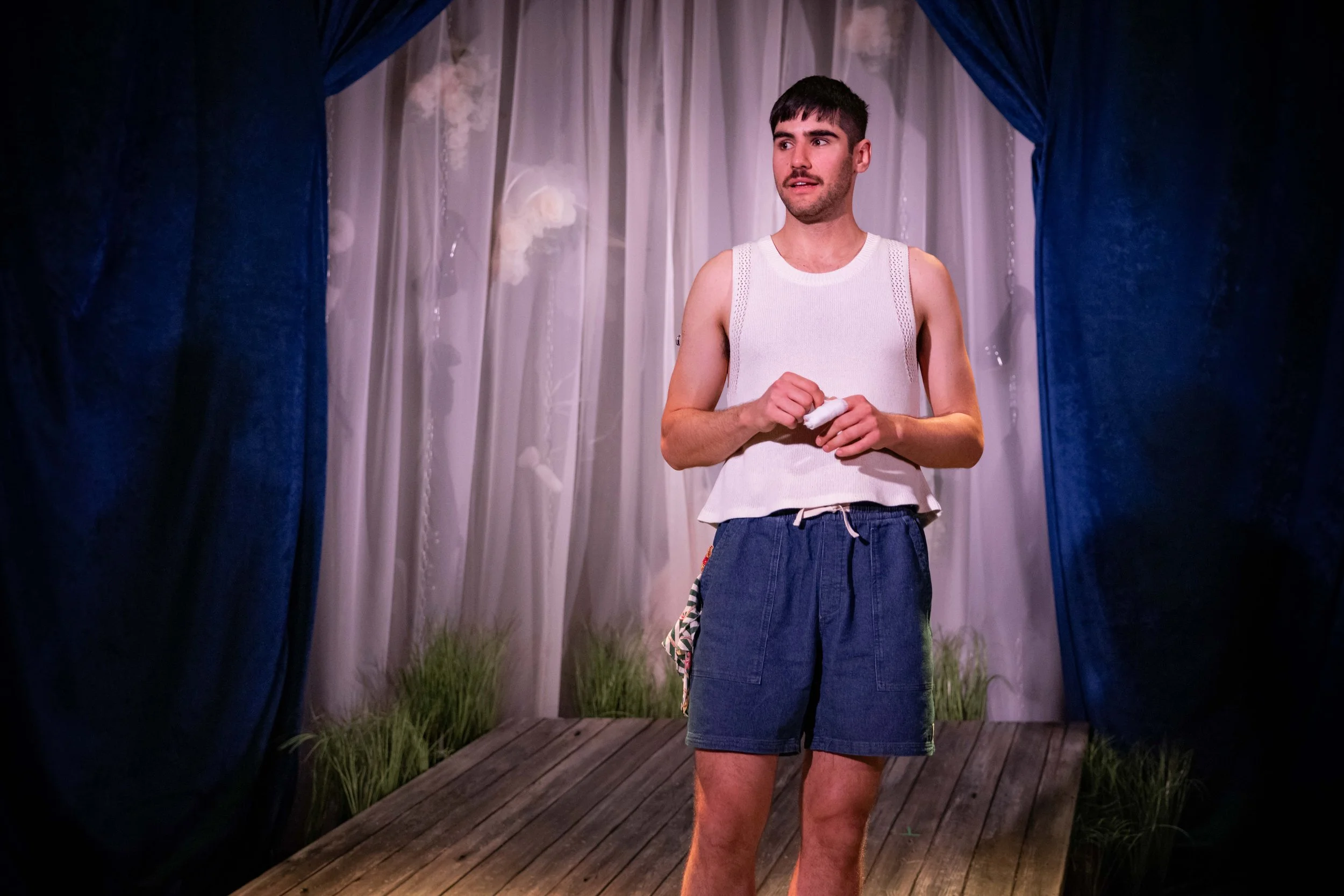 Hugo Dodsworth | Performance Design | Sugar Daddy | Underbelly Boulevard | March 2026 | Set & Video Design by Hugo Dodsworth | Photography by Mark Senior