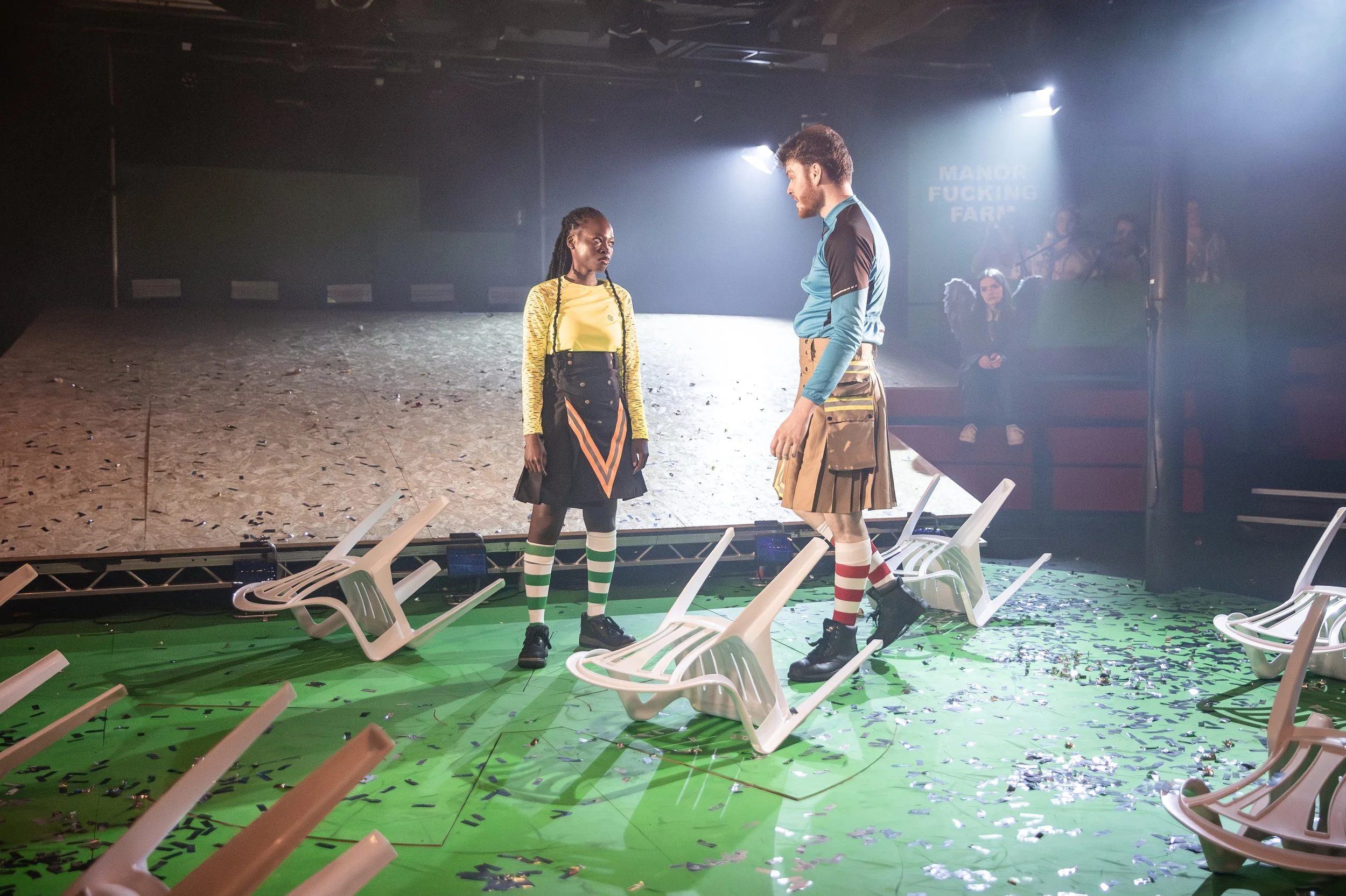 Hugo Dodsworth | Performance Design | A Fairy Story [Animal Farm] | Tobacco Factory Theatres | February 2026 | Lighting Design by Hugo Dodsworth | Photography by Craig Fuller