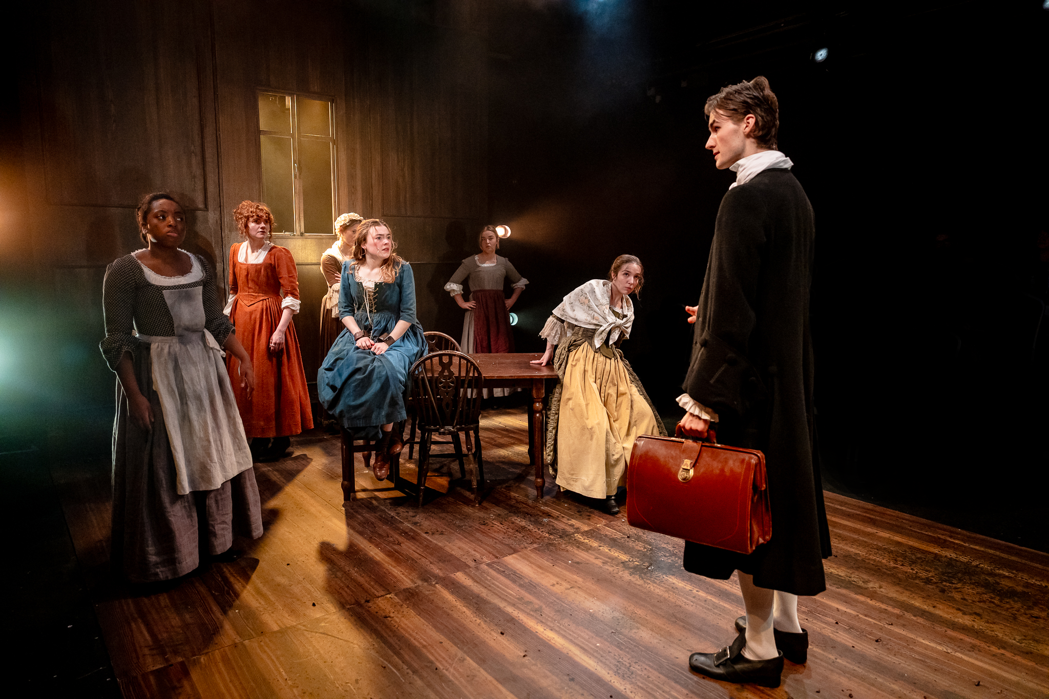 Hugo Dodsworth | Performance Design | The Welkin | Mountview Academy of Theatre Arts | December 2025 | Lighting Design by Hugo Dodsworth | Photography by Steve Gregson