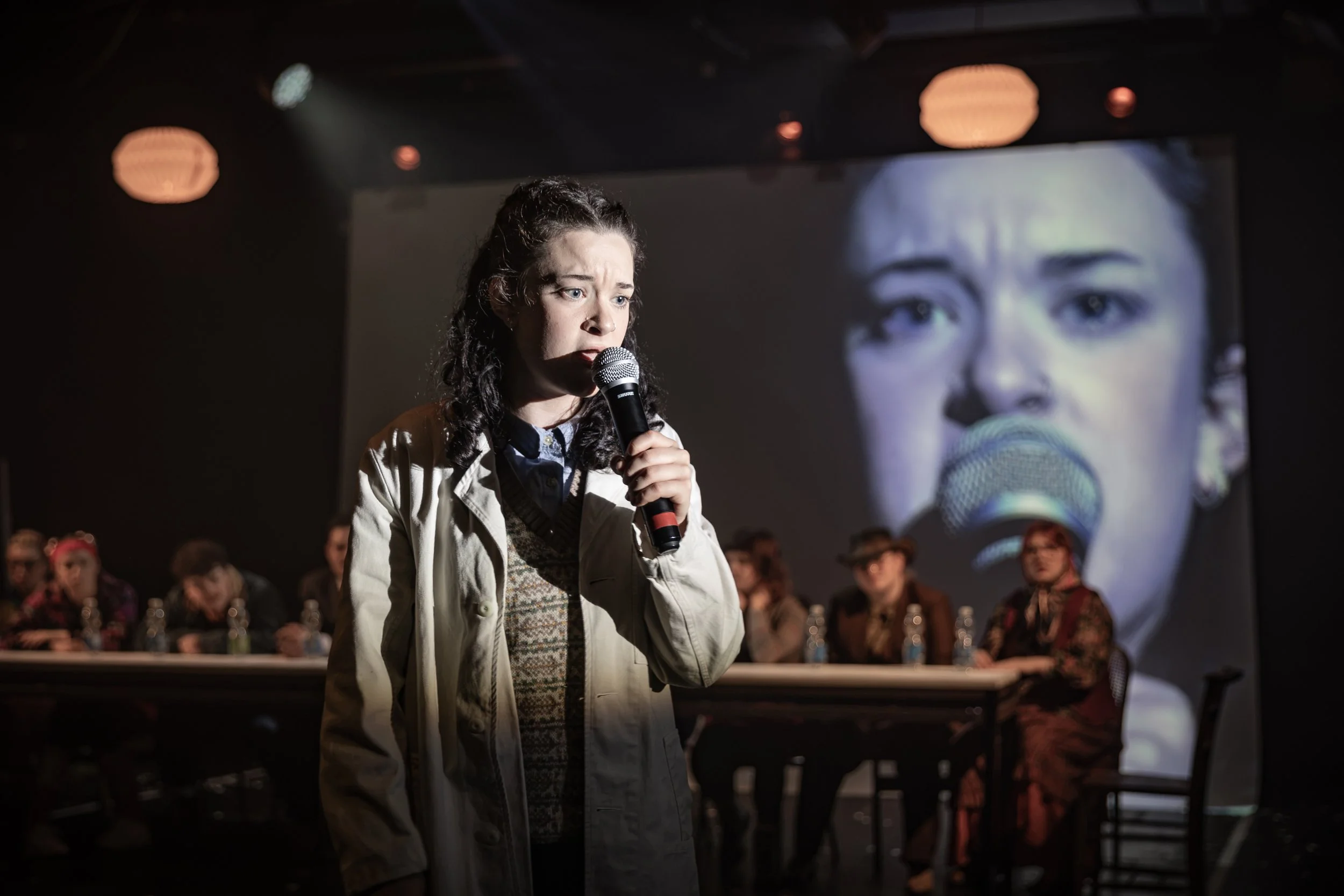 Hugo Dodsworth | Performance Design | ENEMY! | Tobacco Factory Theatres | July 2026 | Video Design by Hugo Dodsworth | Photography by Craig Fuller
