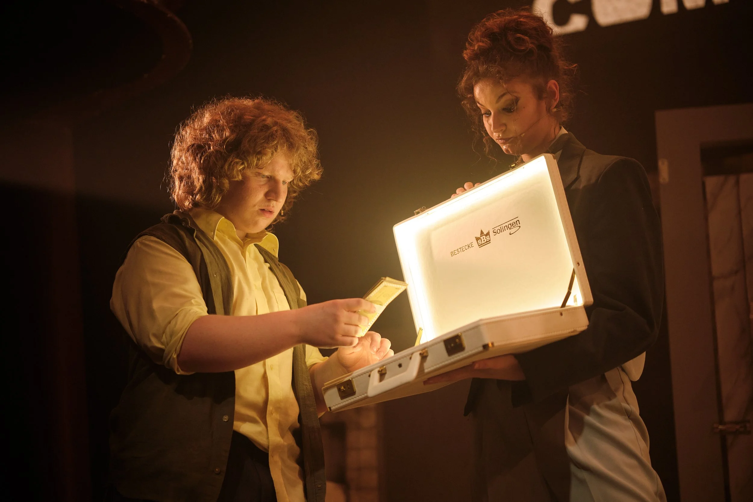 Hugo Dodsworth | Performance Design | Urinetown: The Musical | the egg | May 2026 | Lighting Design by Hugo Dodsworth | Photography by Jack Offord