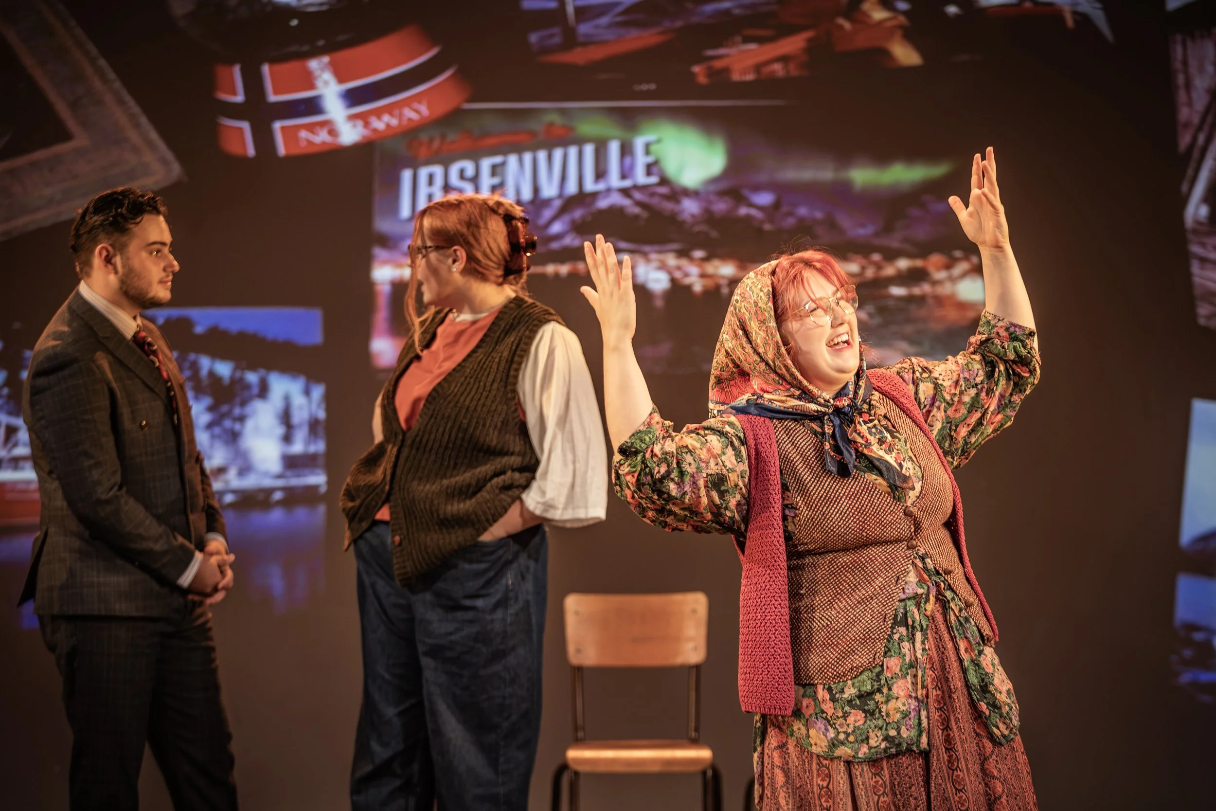 Hugo Dodsworth | Performance Design | ENEMY! | Tobacco Factory Theatres | July 2026 | Video Design by Hugo Dodsworth | Photography by Craig Fuller