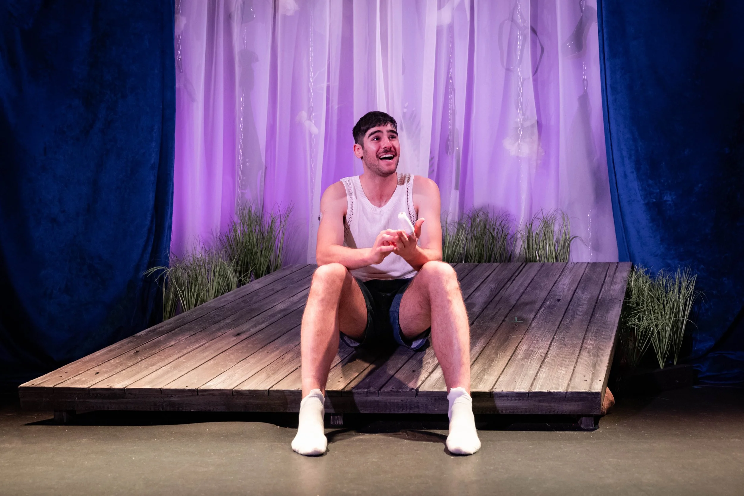 Hugo Dodsworth | Performance Design | Sugar Daddy | Underbelly Boulevard | March 2026 | Set & Video Design by Hugo Dodsworth | Photography by Mark Senior