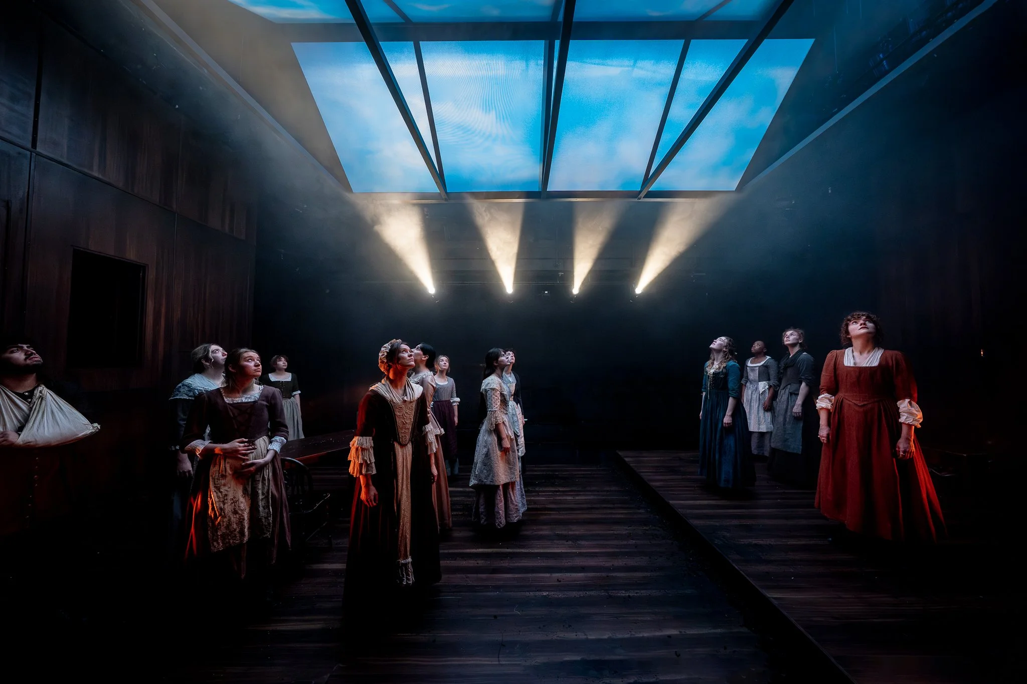 Hugo Dodsworth | Performance Design | The Welkin | Mountview Academy of Theatre Arts | December 2025 | Lighting Design by Hugo Dodsworth | Photography by Steve Gregson