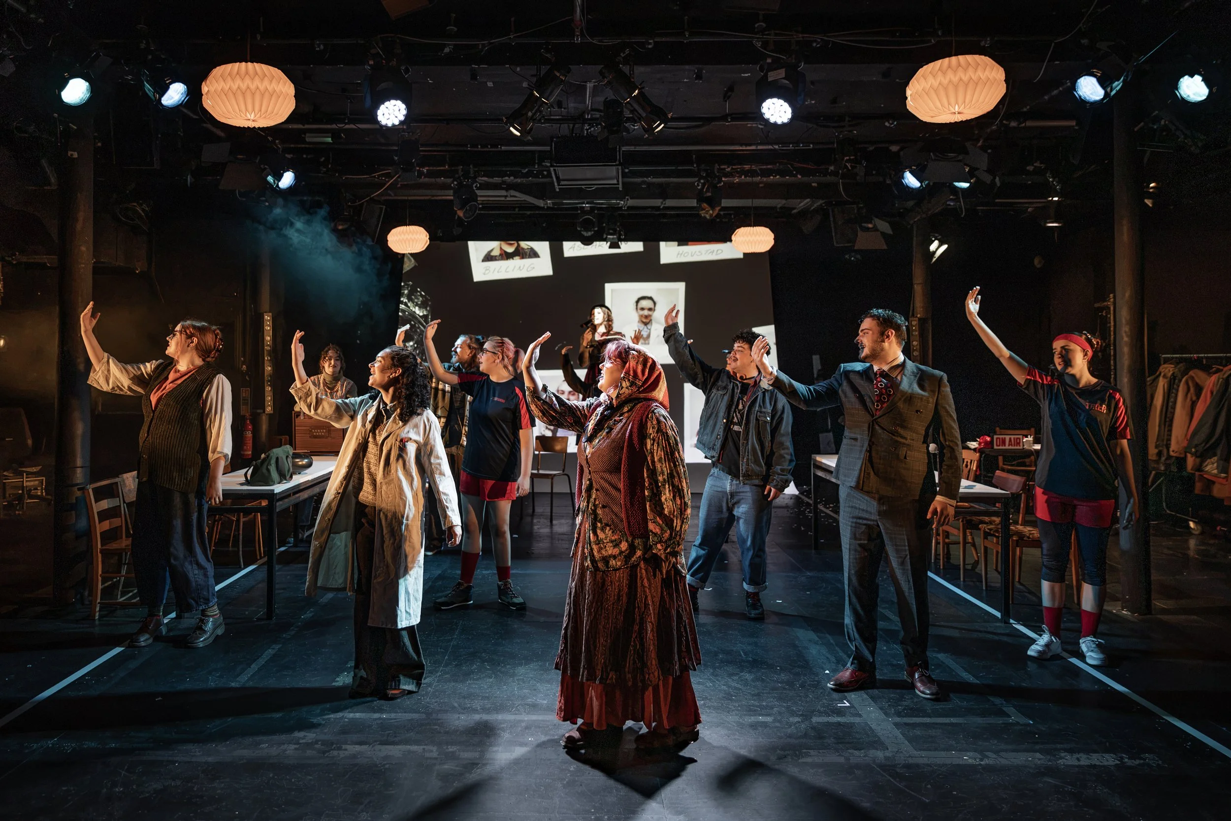 Hugo Dodsworth | Performance Design | ENEMY! | Tobacco Factory Theatres | July 2026 | Video Design by Hugo Dodsworth | Photography by Craig Fuller