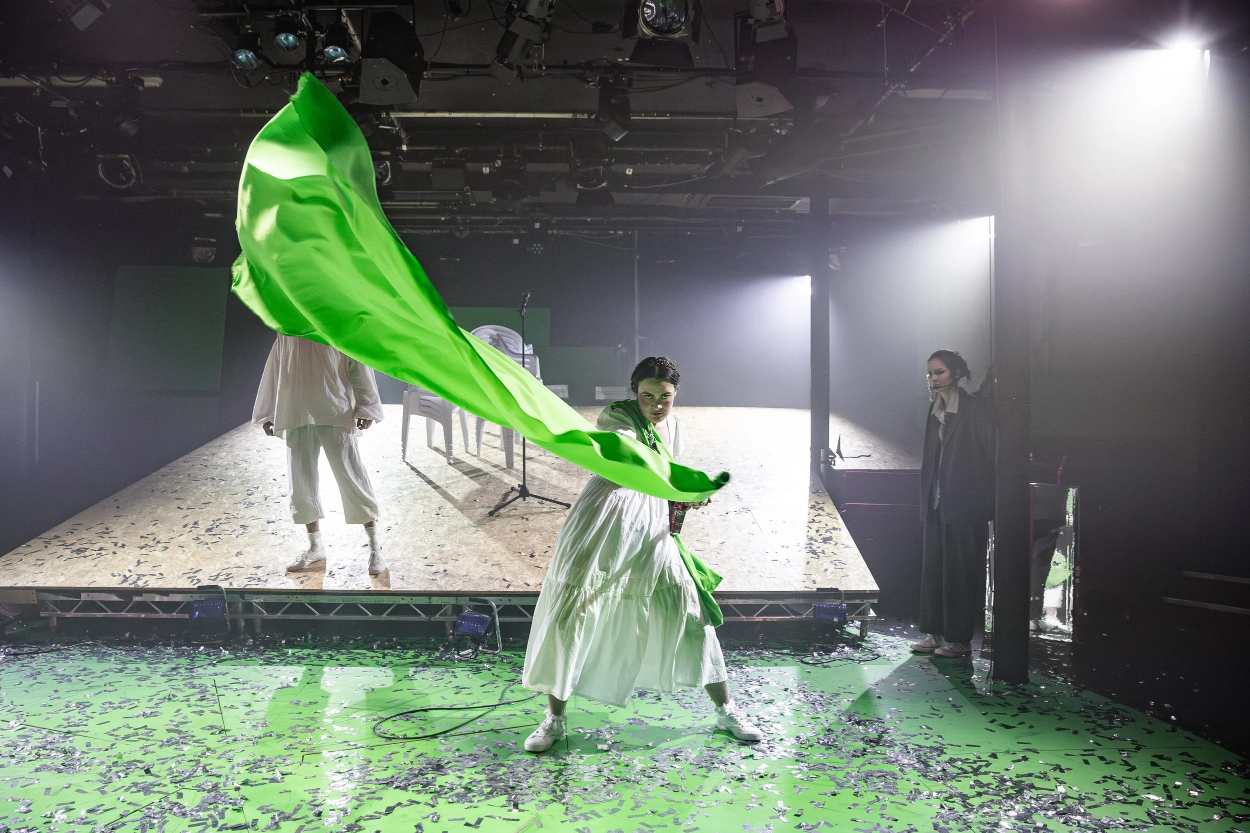 Hugo Dodsworth | Performance Design | A Fairy Story [Animal Farm] | Tobacco Factory Theatres | February 2026 | Lighting Design by Hugo Dodsworth | Photography by Craig Fuller