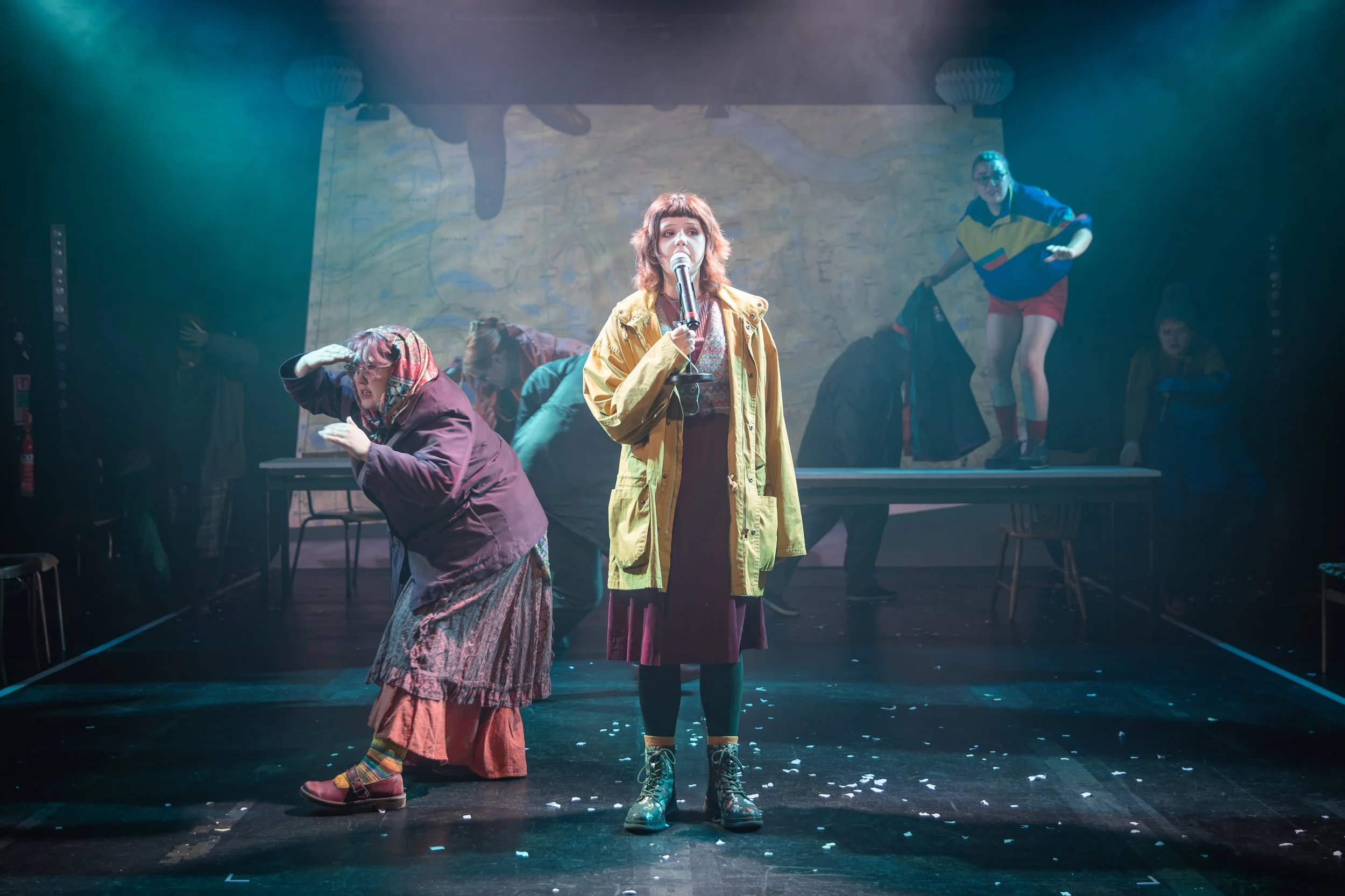 Hugo Dodsworth | Performance Design | ENEMY! | Tobacco Factory Theatres | July 2026 | Video Design by Hugo Dodsworth | Photography by Craig Fuller