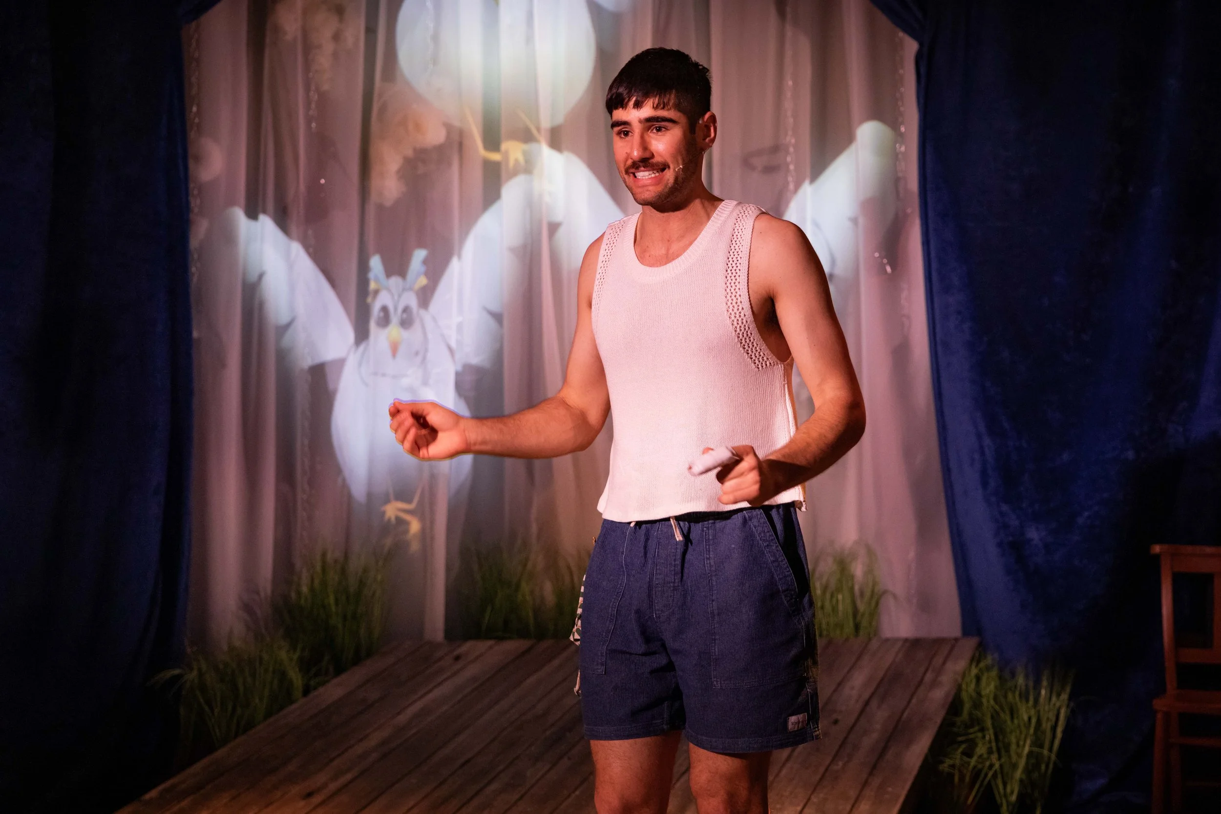 Hugo Dodsworth | Performance Design | Sugar Daddy | Underbelly Boulevard | March 2026 | Set & Video Design by Hugo Dodsworth | Photography by Mark Senior