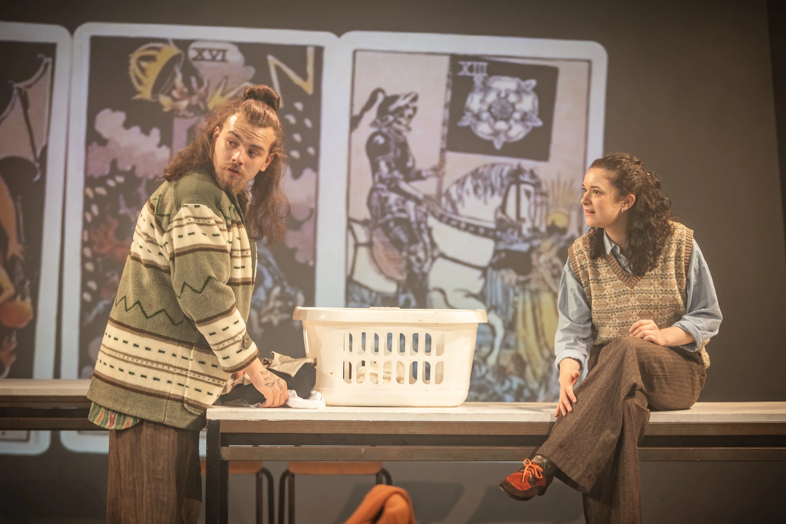 Hugo Dodsworth | Performance Design | ENEMY! | Tobacco Factory Theatres | July 2026 | Video Design by Hugo Dodsworth | Photography by Craig Fuller