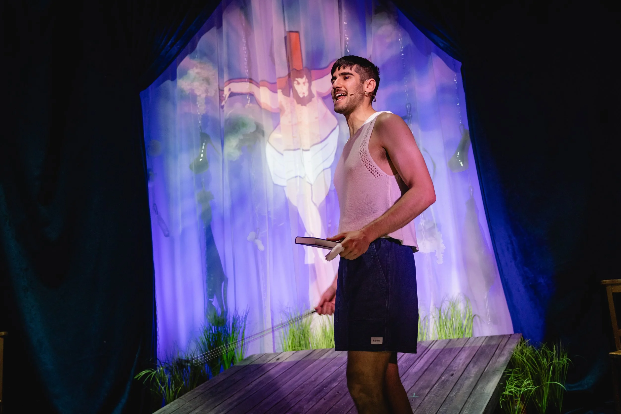 Hugo Dodsworth | Performance Design | Sugar Daddy | Underbelly Boulevard | March 2026 | Set & Video Design by Hugo Dodsworth | Photography by Mark Senior