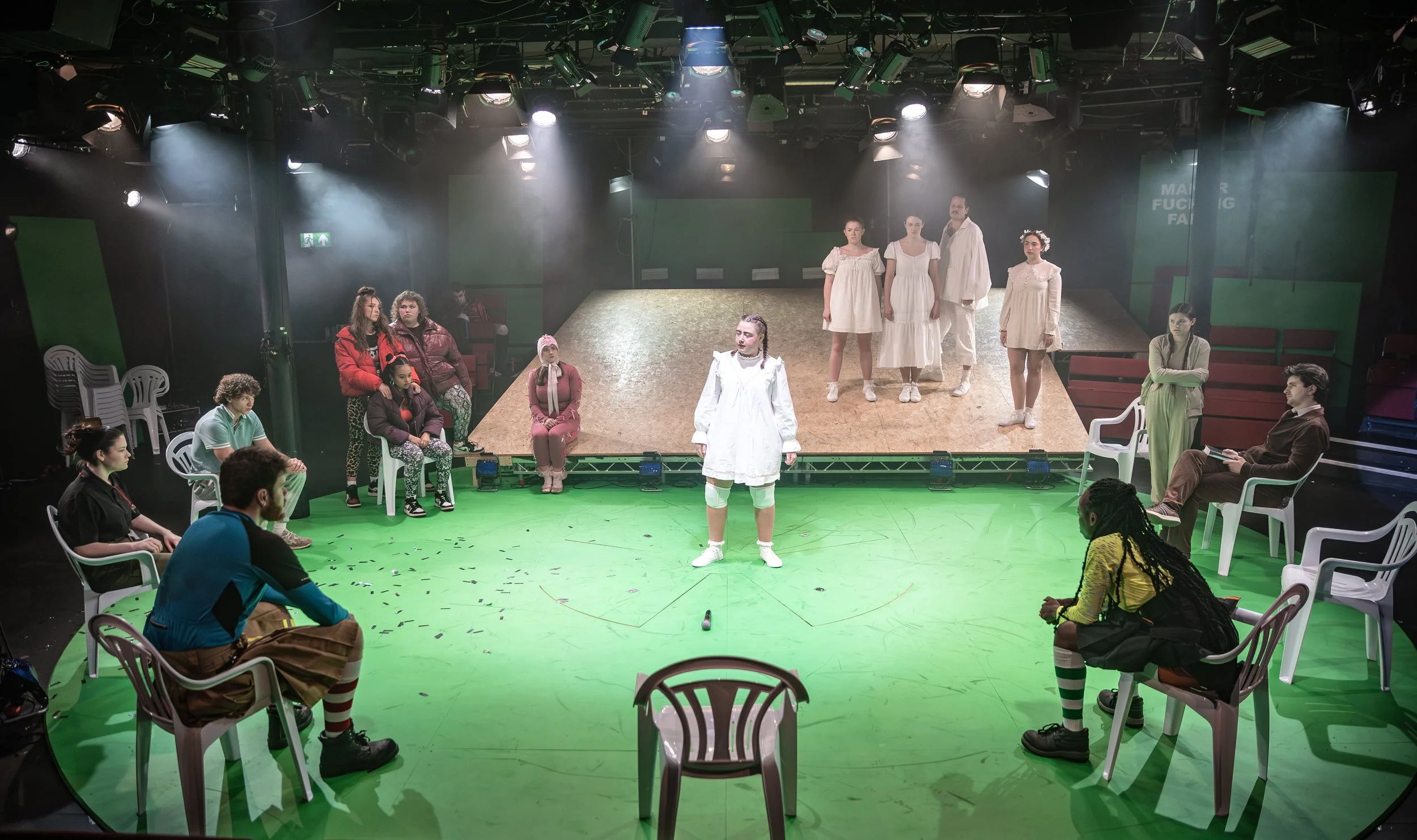 Hugo Dodsworth | Performance Design | A Fairy Story [Animal Farm] | Tobacco Factory Theatres | February 2026 | Lighting Design by Hugo Dodsworth | Photography by Craig Fuller