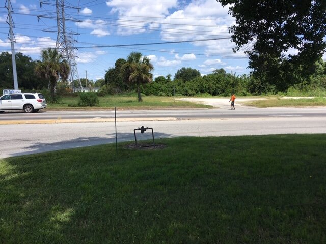 ped on future azalea sidewalk.JPG