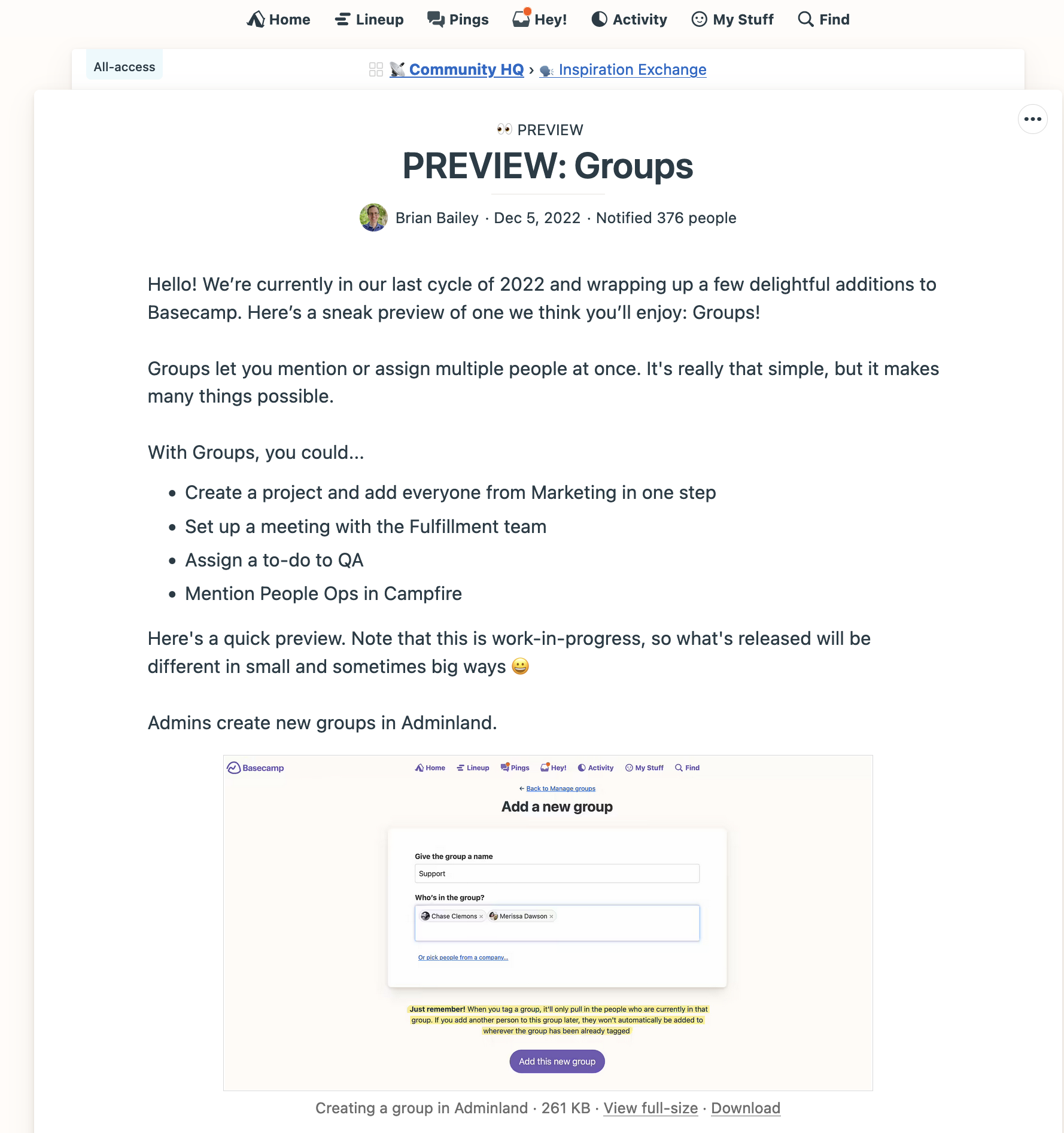NEW: Join the first Basecamp user community — 37signals