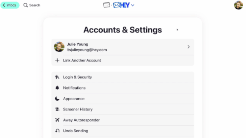 Name Hey New in HEY: Name tags for external addresses — 37signals