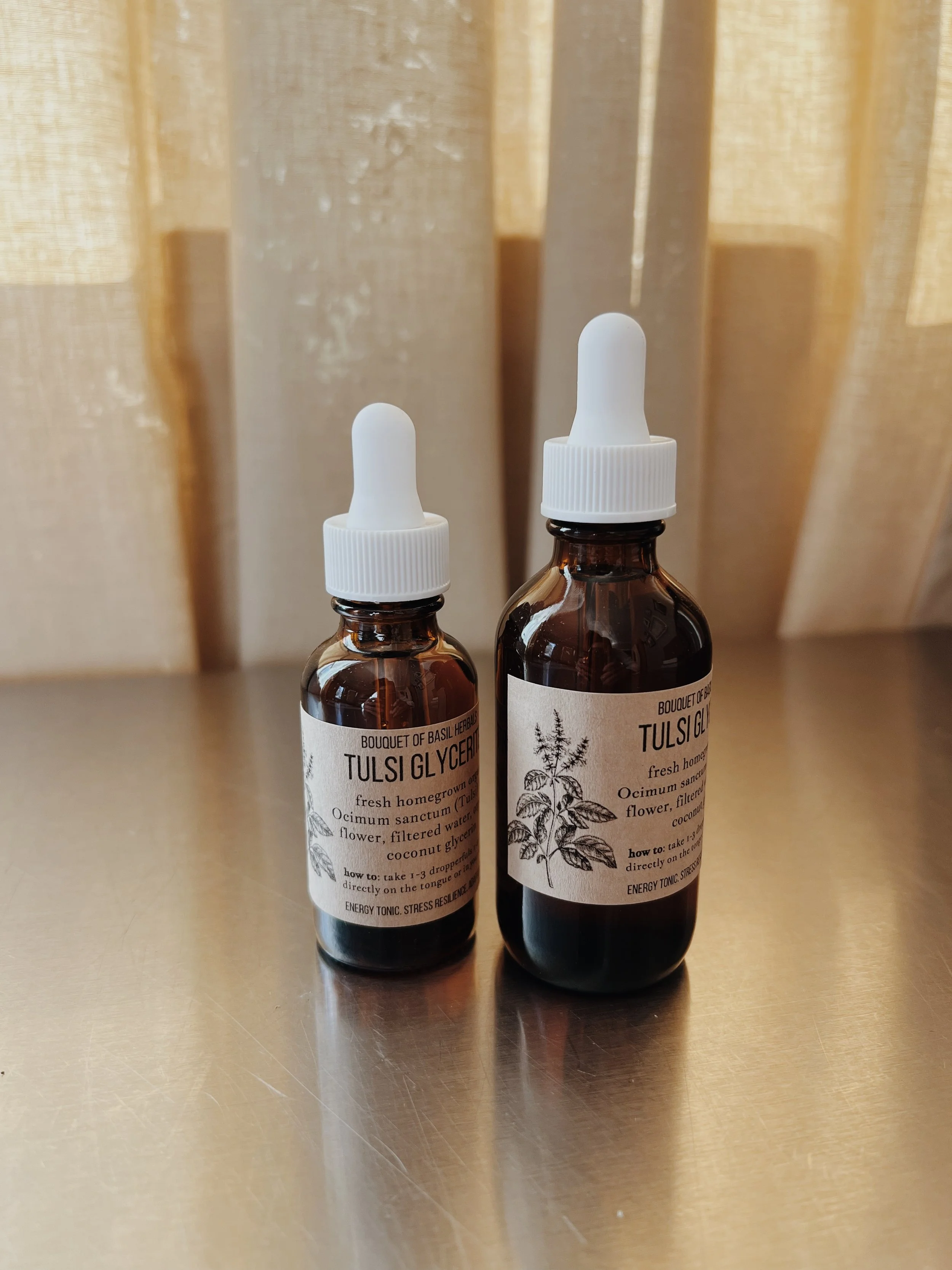 tulsi glycerite ~ queen of herbs