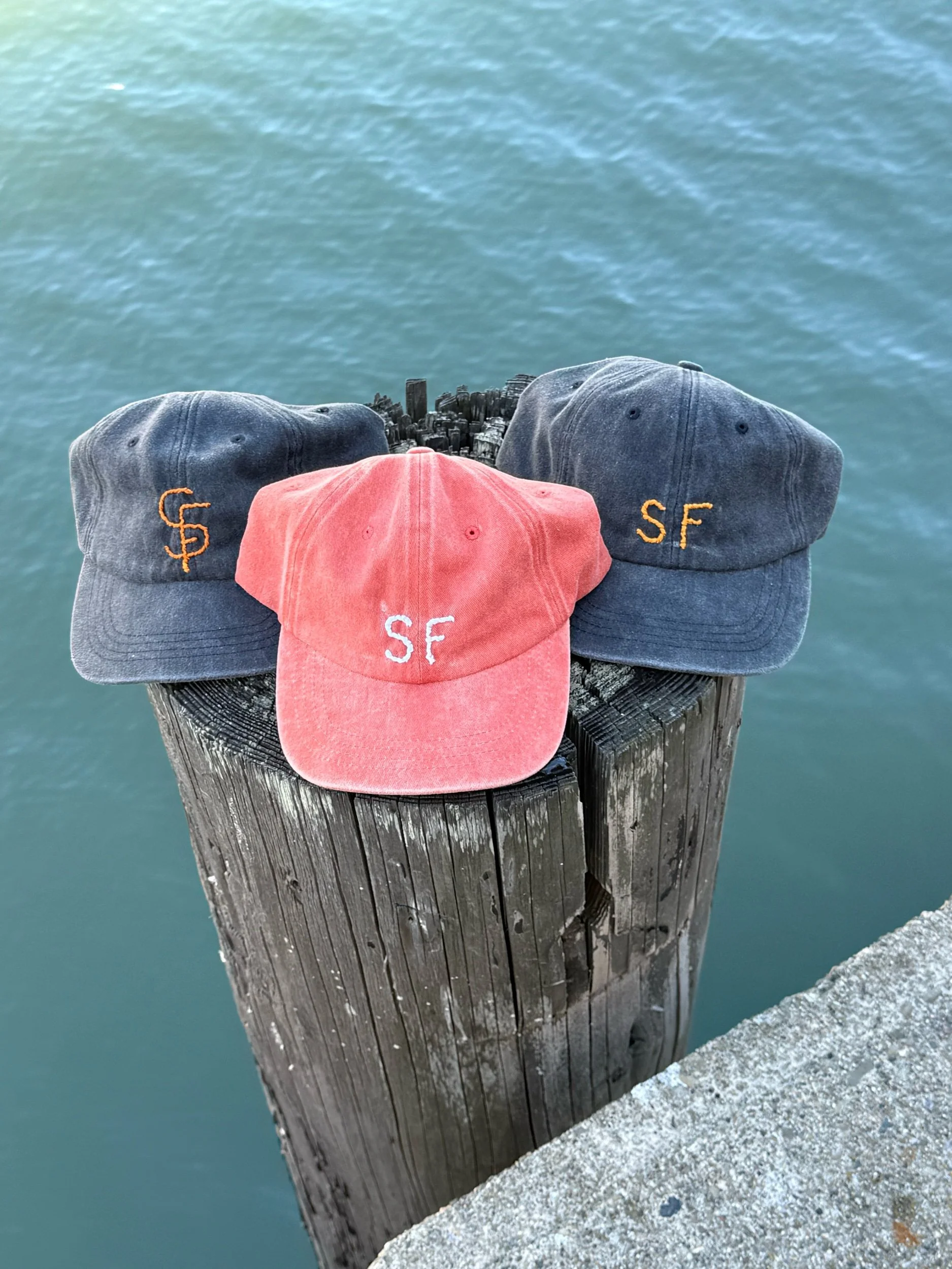 Hand Embroidered San Francisco Dad Hat