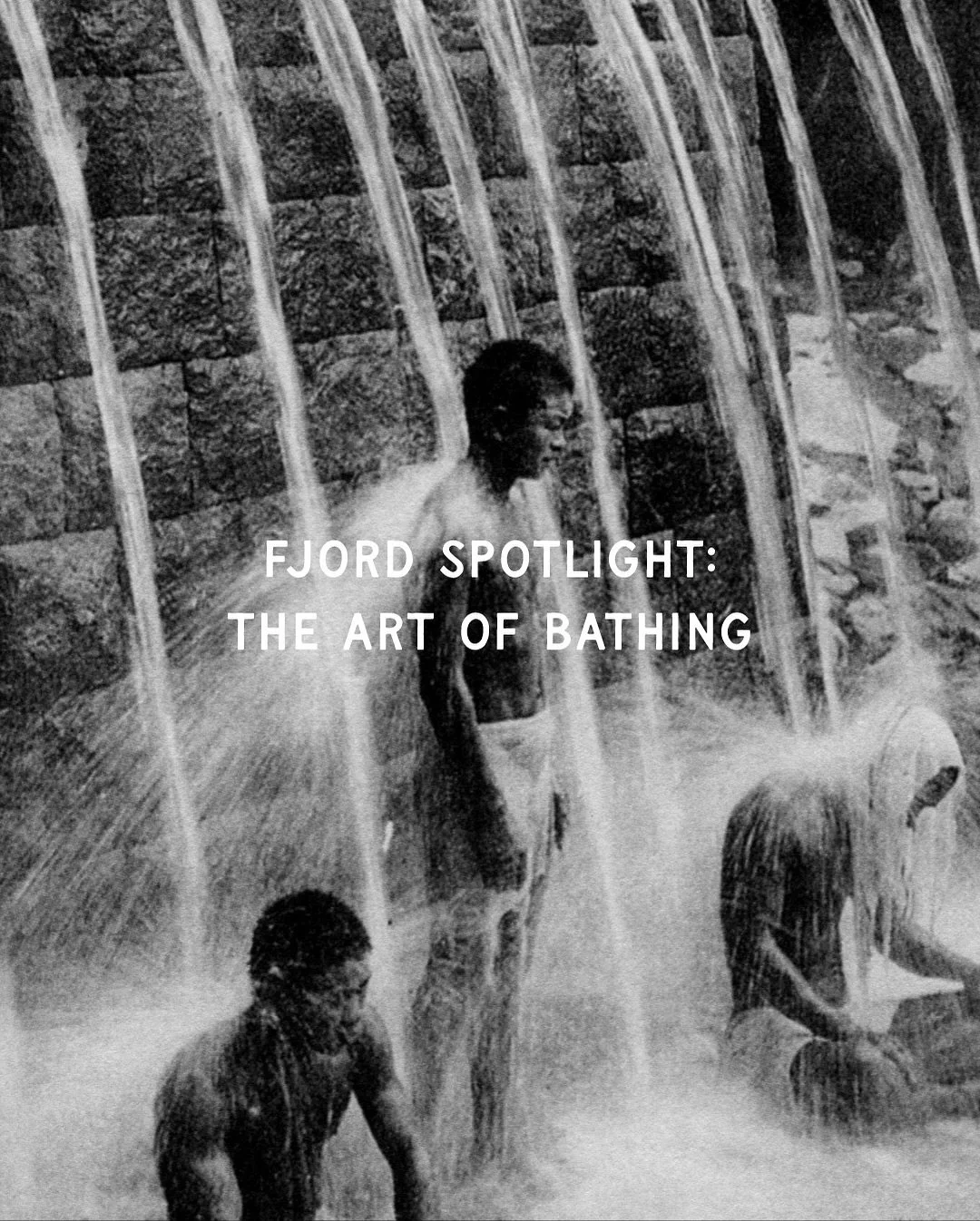 Long before wellness had a name, there was water. The first ritual. The original reset. Proof that the simplest things still bring us back to life. 

These images are from a selection of books we love that celebrate bathing through the ages.