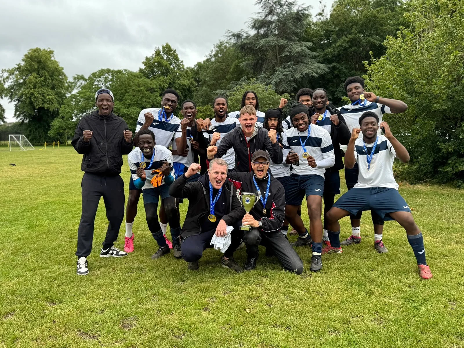 St John’s Men’s Football Team Bring Trophy Home