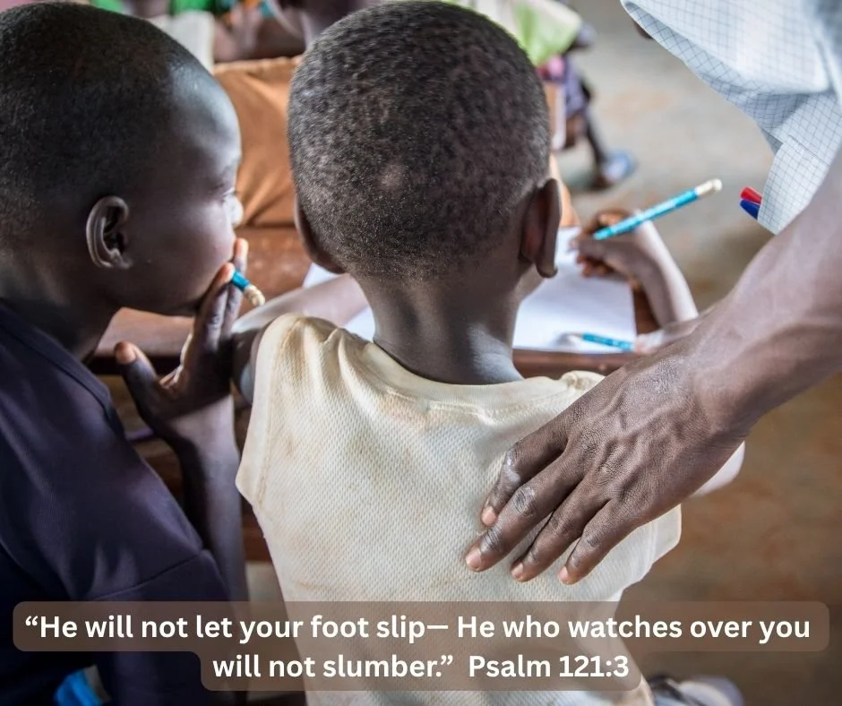 &ldquo;He will not let your foot slip&mdash; 
He who watches over you will not slumber.&rdquo;
Psalm 121:3

#scripturesunday