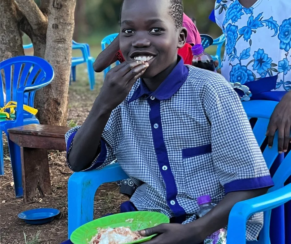 Did you know we serve nearly 
1,800 meals a day at Bobi & Bweyale Villages? 
π Each one means a child doesn’t have to beg 
or work for food — they can simply be kids 
again.