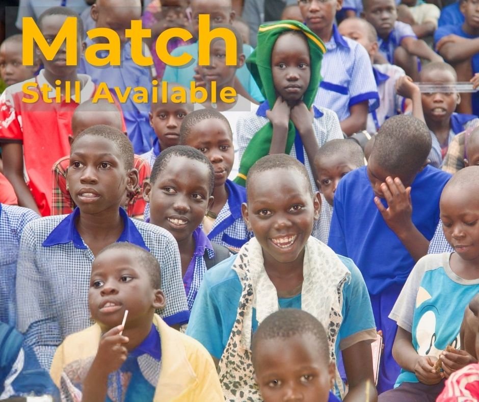 There's still more than $150,000 
in matching funds waiting to be released  to 
provide food, education, safe homes, spiritual 
nurturing, medical care and so much more!

✨ When you give this year, your gift unlocks 
the same amount from our matching