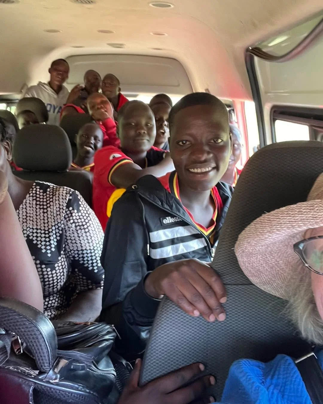 Today was sports day. All the high schools were competing in a zonal football (soccer) tournament. VOH teams are in red, Boys one their first game by default because their opponent was a no-show. Girls played a great game but lost by 4 goals.