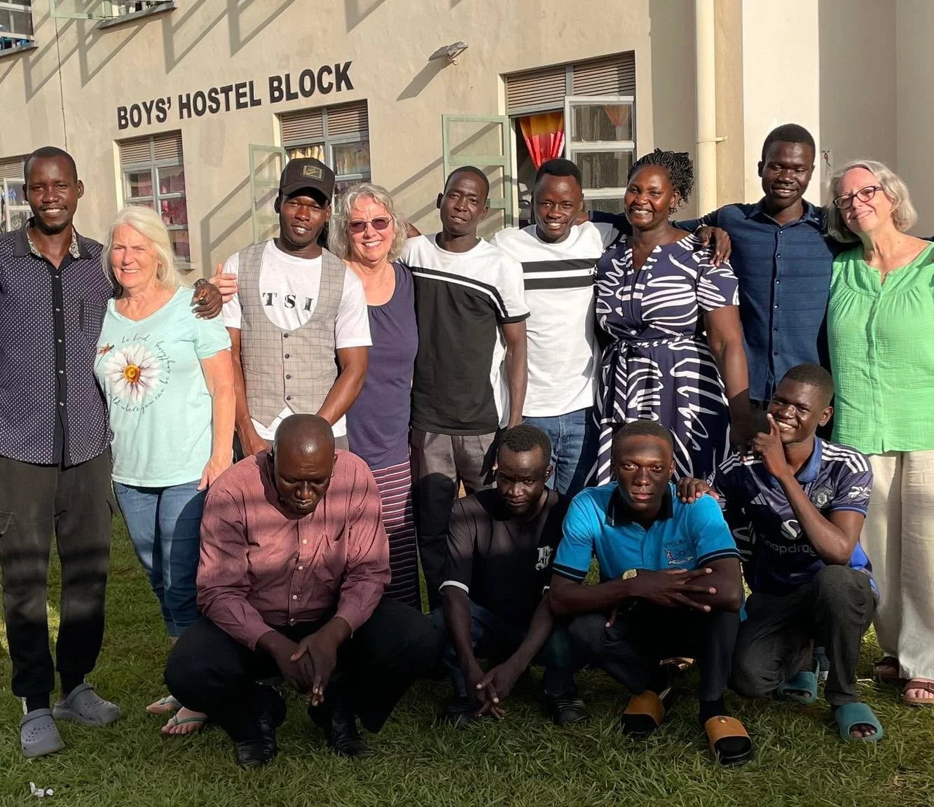 We had a great afternoon with these boys who are in Technical College in Lira, UG. 7 are studying  civil engineering and 1 is studying water engineering. So proud of them!!
