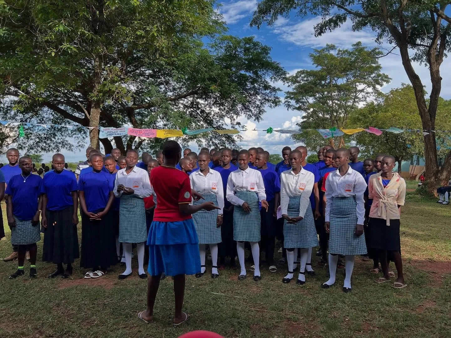 Today we were treated to dancing, singing and skits - a delayed welcome. Our kids are so talented!