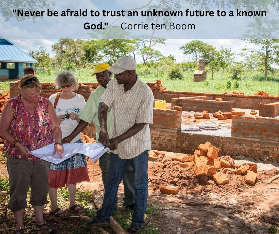 "Never be afraid to trust an 
unknown future to a known God."
~ Corrie ten Boom