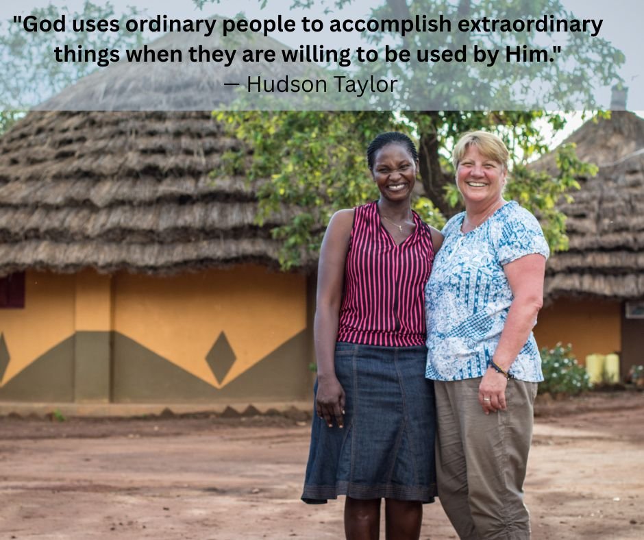 "God uses ordinary people to accomplish extraordinary things when they are willing to be used by Him."
~ Hudson Taylor