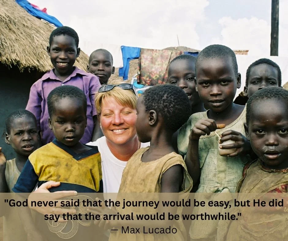 "God never said that the journey would be easy, but He did say that the arrival would be worthwhile."
~ Max Lucado