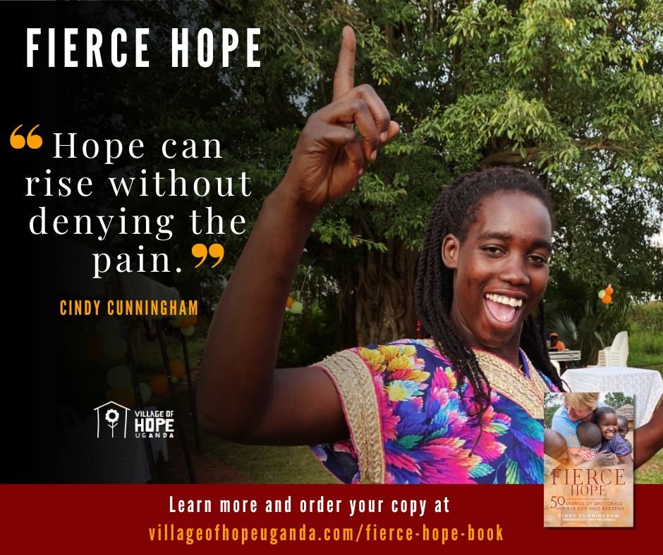 Sometimes hope isn't pretending everything is okay.
Sometimes hope is choosing to trust God while acknowledging the hurt.

Both can be true: the pain is real, and hope is  still possible.

#fiercehopebook #villageofhopeuganda