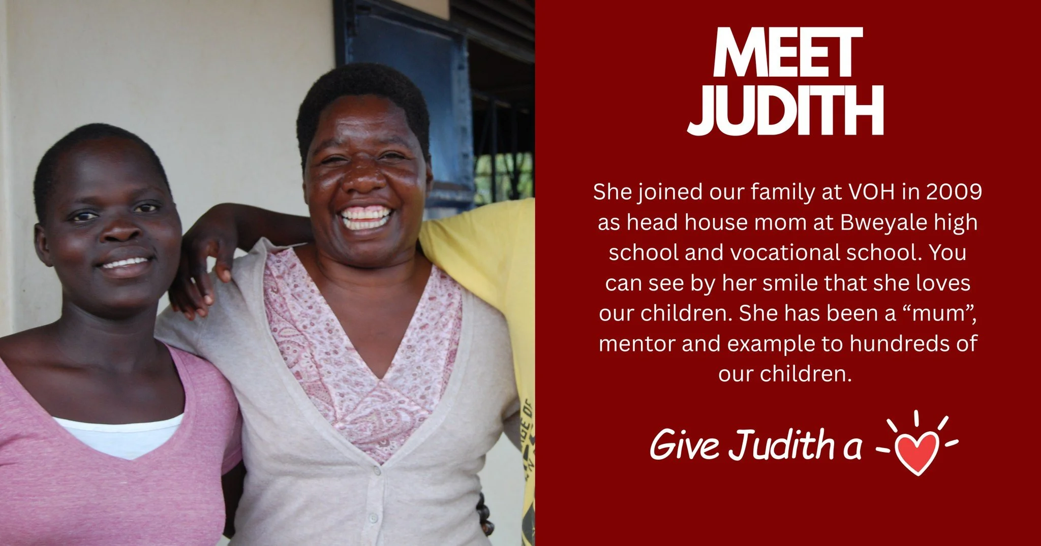 Judith is such a blessing to us and the children!