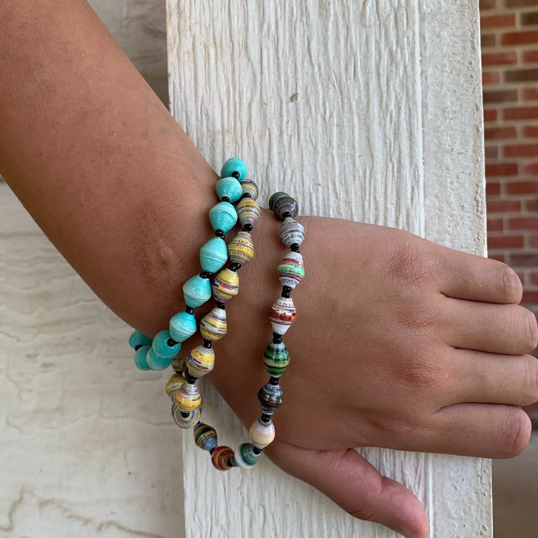 A life in Christ is a life in living color!

The beads on all of our jewelry are made by the amazing Tabitha women in Uganda. Go to tabithaartisans.com to find your new favorite colorful accessory!

P.S. - If you're ever looking for something specifi