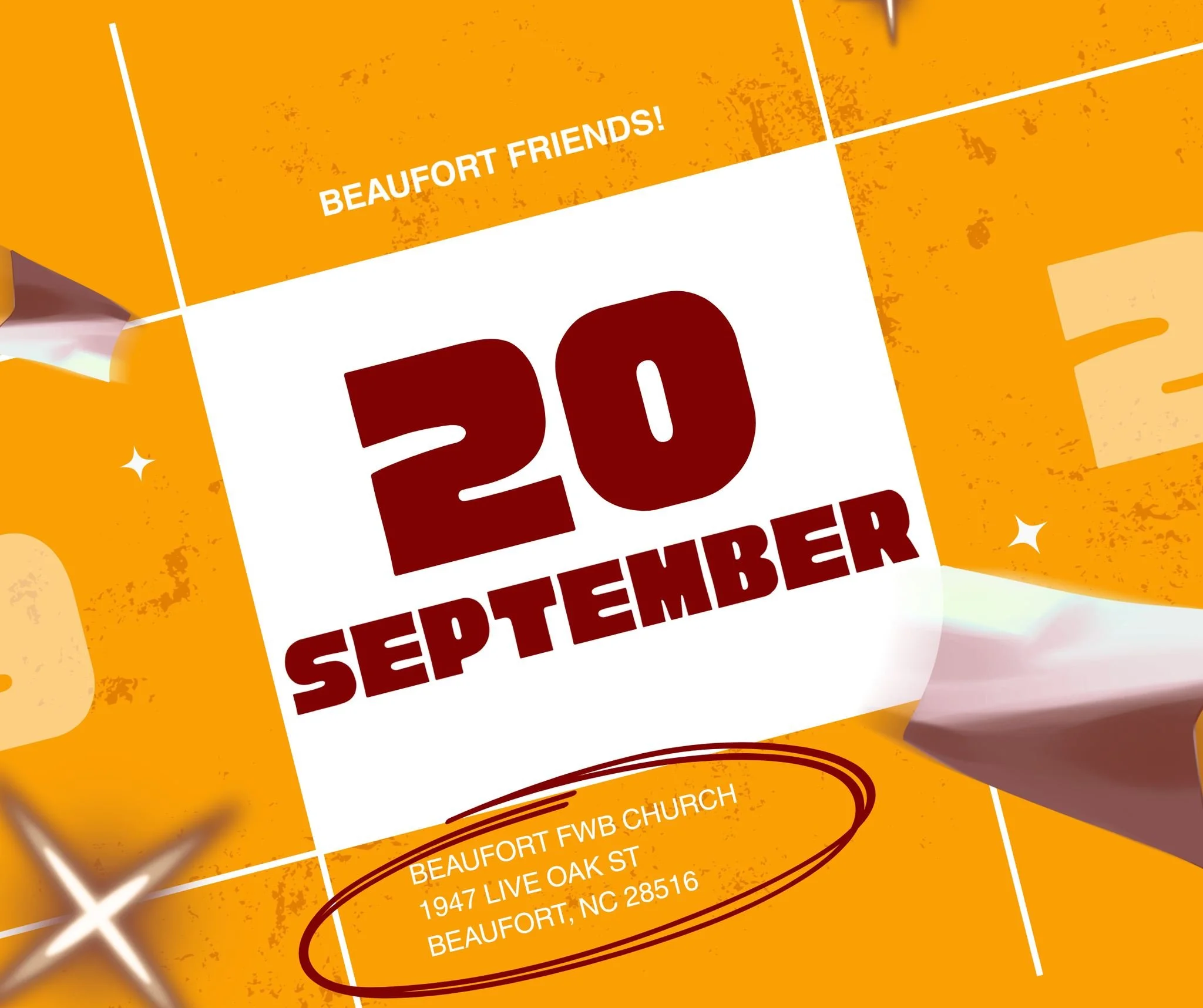 Cindy enjoys North Carolina so much, she'll be around for one more event!

On September 20th, she will be speaking at Beaufort Free Will Baptist Church at 10:30 AM. Come out ready to hear her story and to see some beautifully crafted Tabitha items!