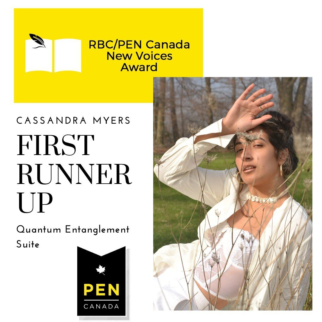 Major thanks to @pen_canada for the finalist mention for the 2022 RBC Pen Canada New Voices Award! 

This poem is complicated considering the time in my life, but I'm still excited that it exists, that I have this memory across so many platforms.