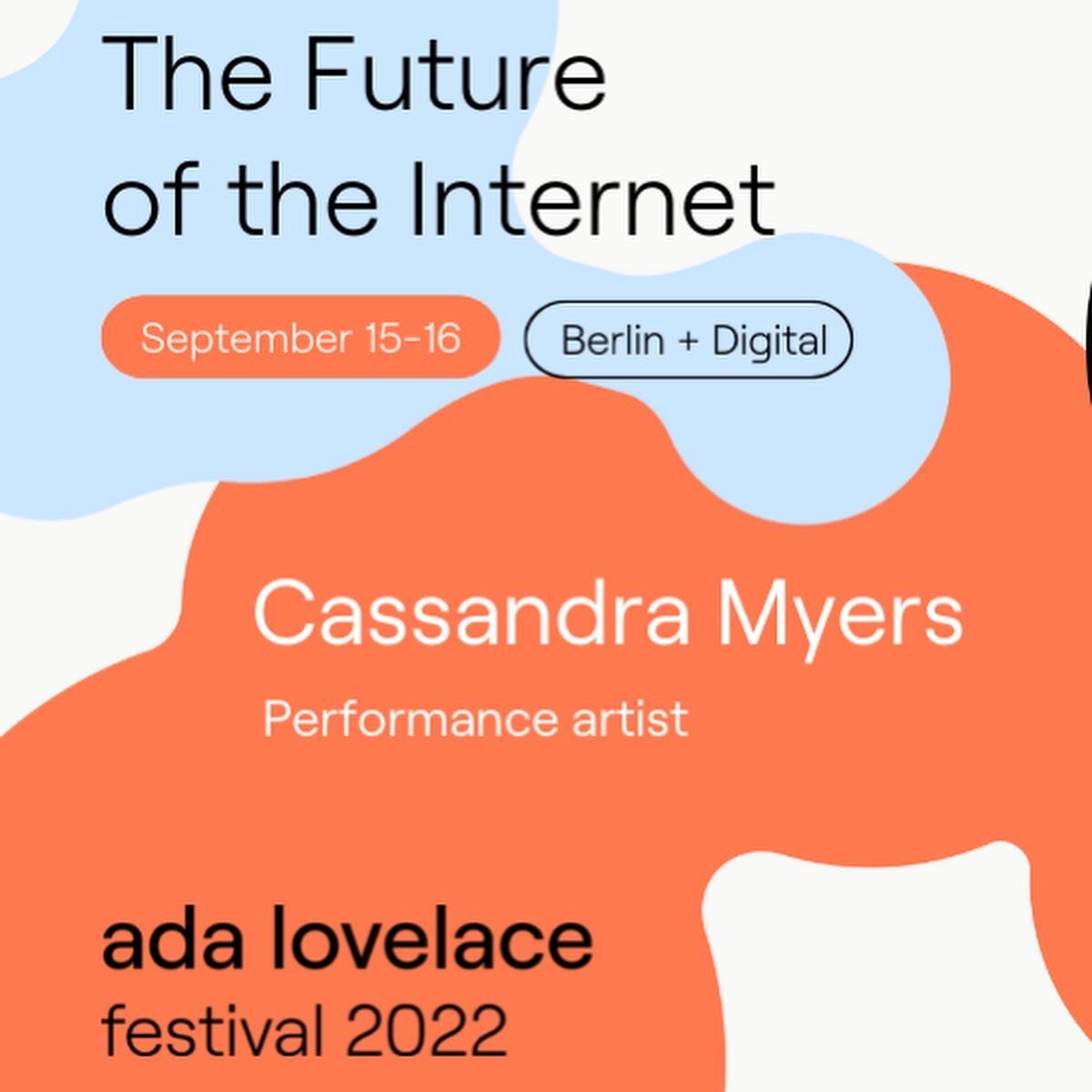 Back this year @join_ada in Berlin to perform a site specific poem on this years concept The Future of the Internet! Stay tuned to my story for travel updates and footage!