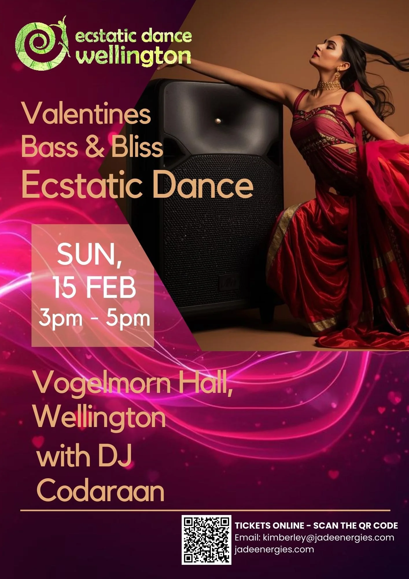 Ecstatic Dance - Valentines Bass & Bliss | Vogelmorn Hall