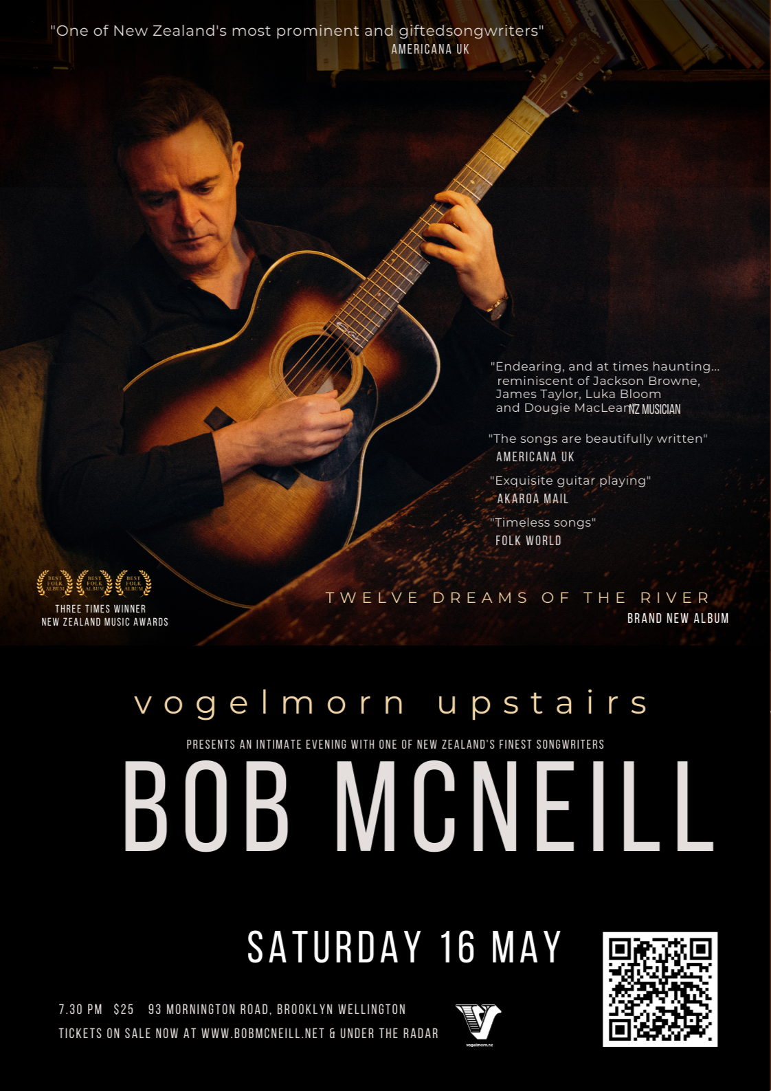 Gig: Bob McNeill | Vogelmorn Upstairs