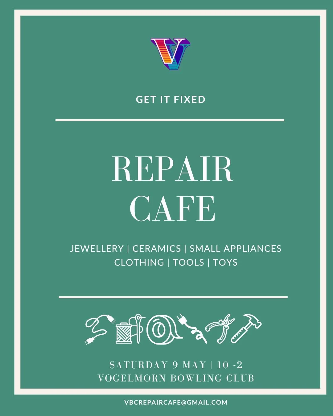 Vogelmorn Repair Café | Vogelmorn Bowling Club