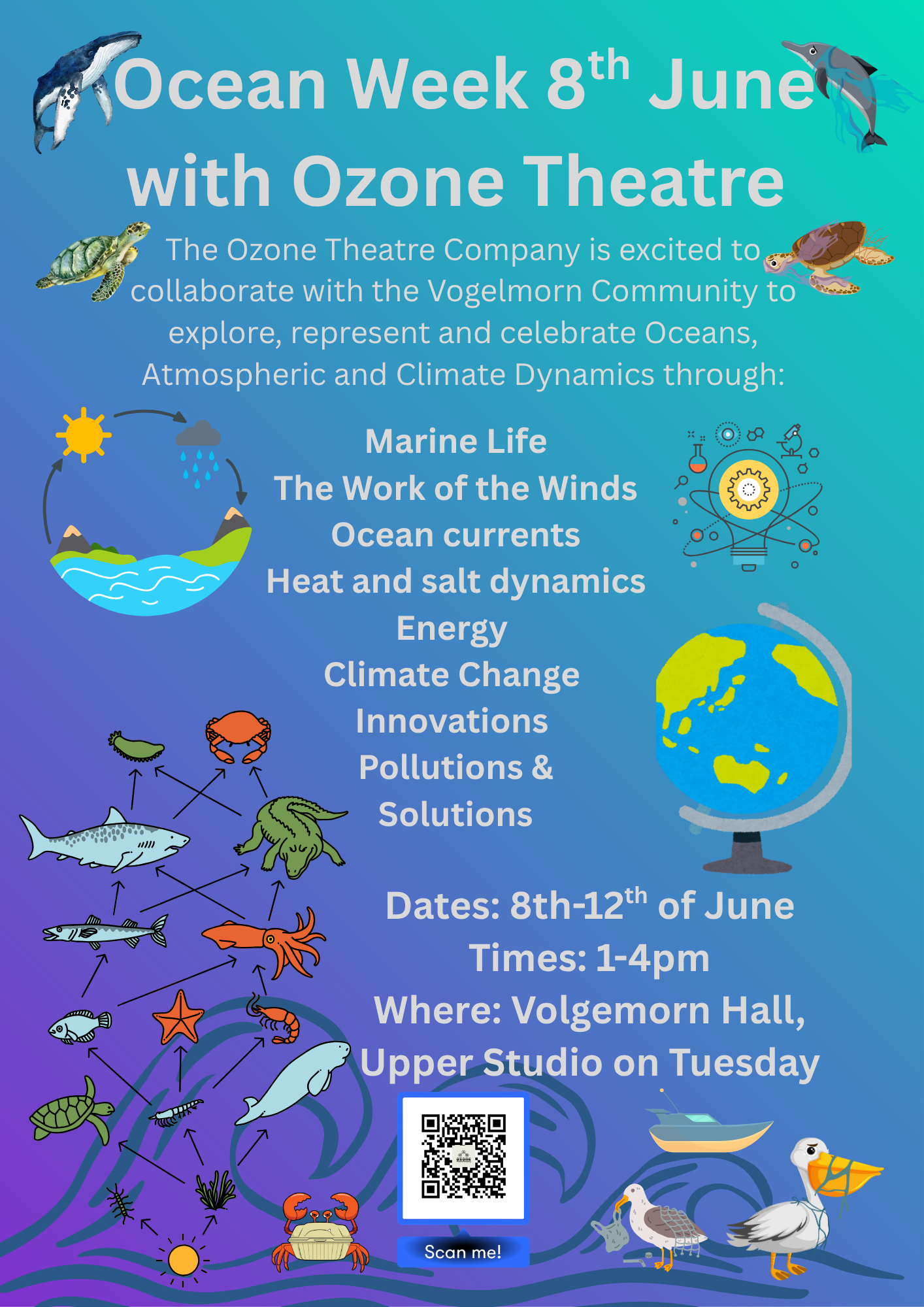 Ozone Theatre Presents: OCEAN WEEK | Vogelmorn Hall | Free! 