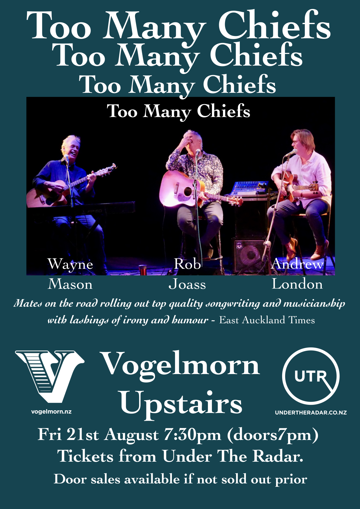 Too Many Chiefs | Vogelmorn Upstairs