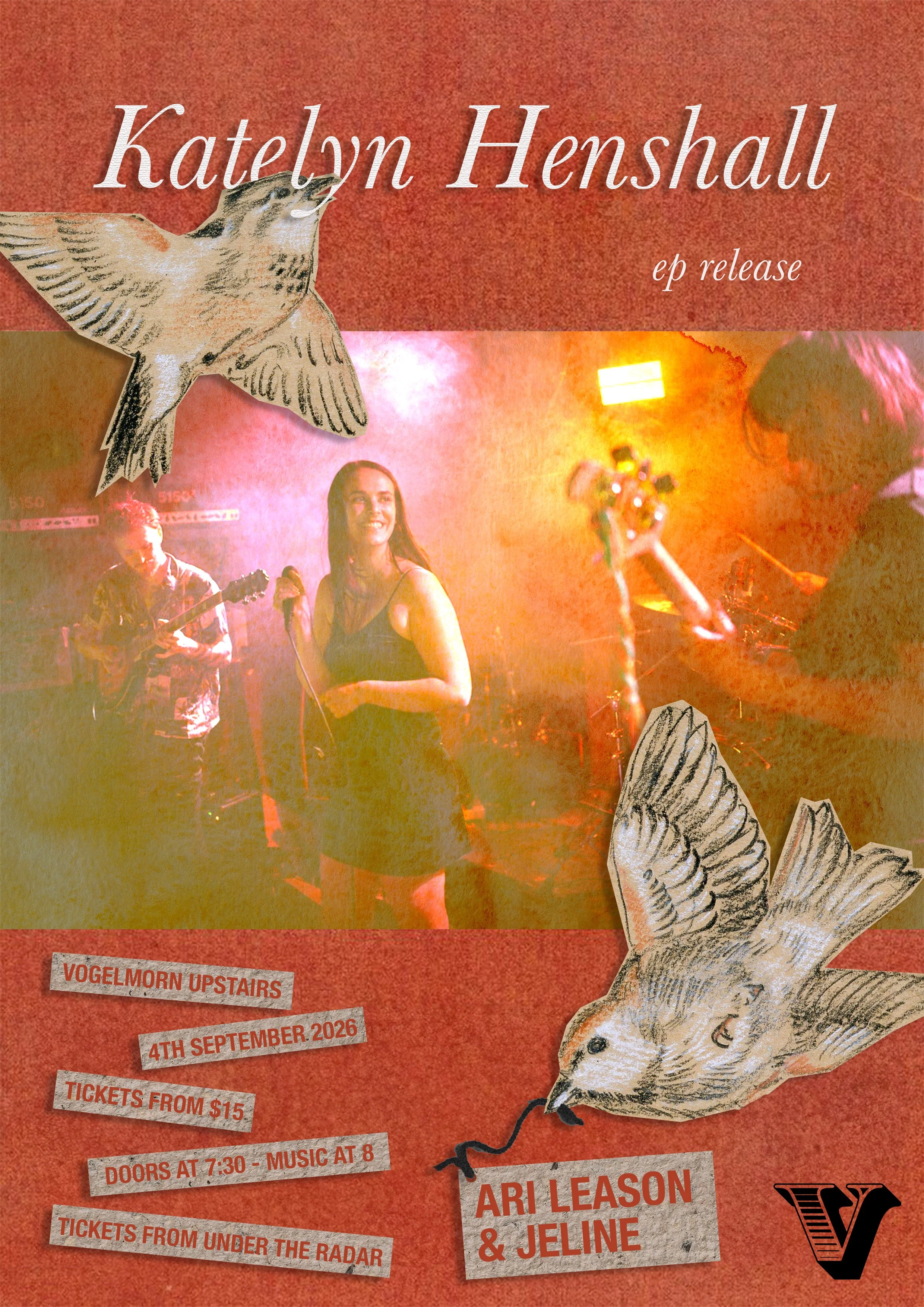 Katelyn Henshall EP Release | Vogelmorn Upstairs
