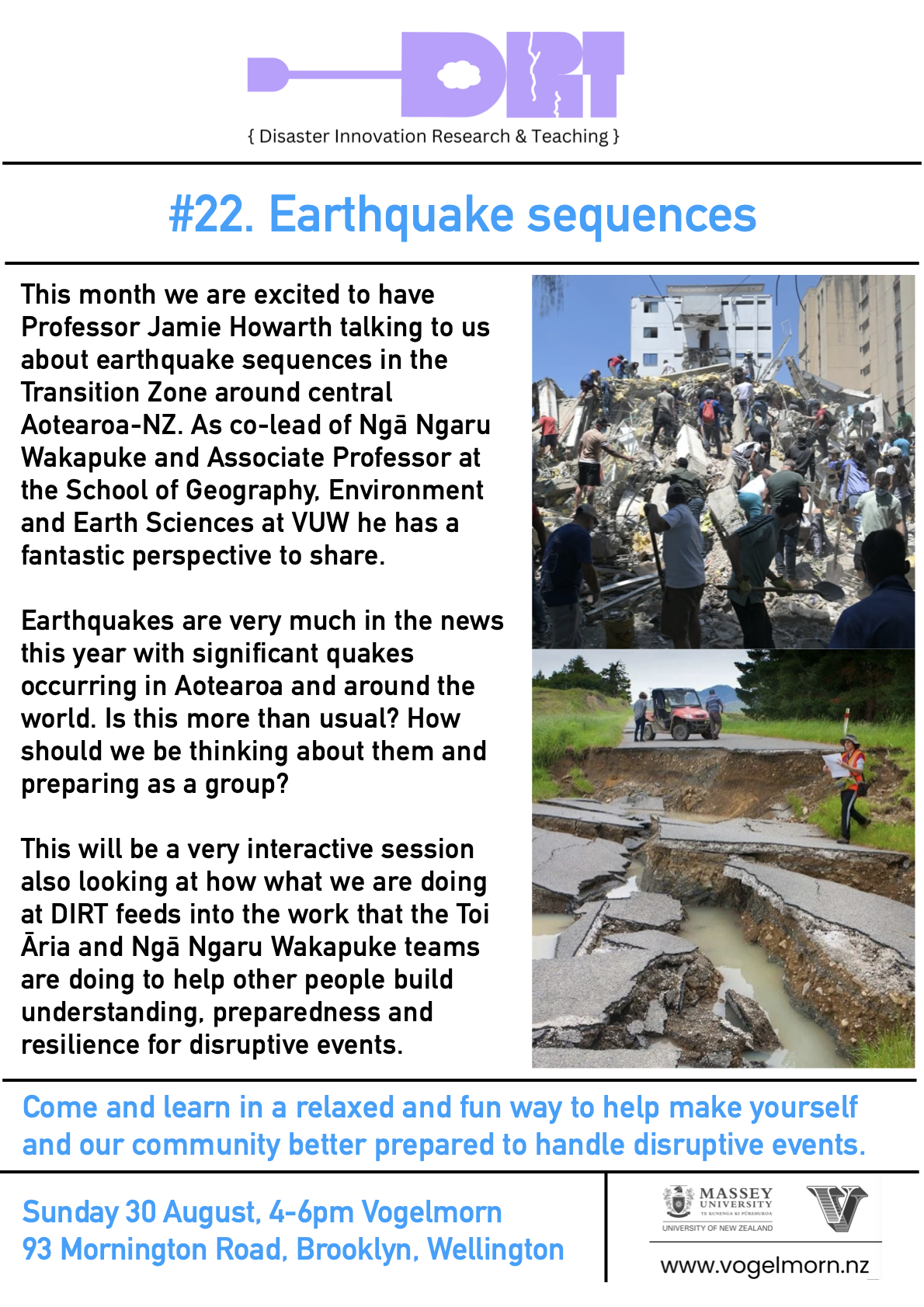 DIRT #22 | Earthquake Sequences