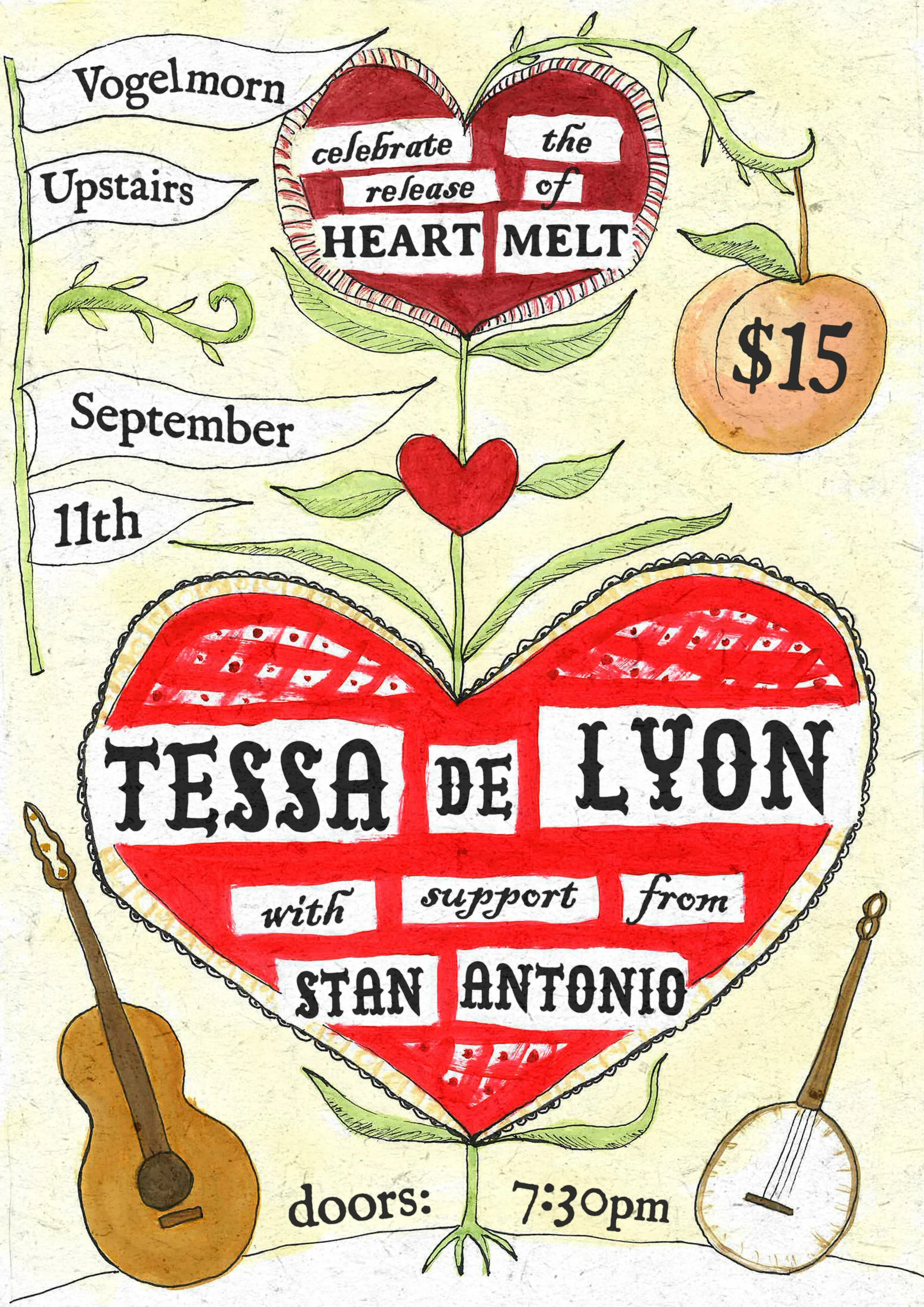 Tessa de Lyon 'Heart Melt' EP Release Show | Vogelmorn Upstairs